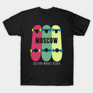 Moscow Eastern Marble Block Skateboarding Skate T-Shirt